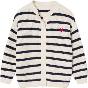 Vertbaudet - Vesten - Roze - Meisjesvest met Versieringen - Lange Mouwen