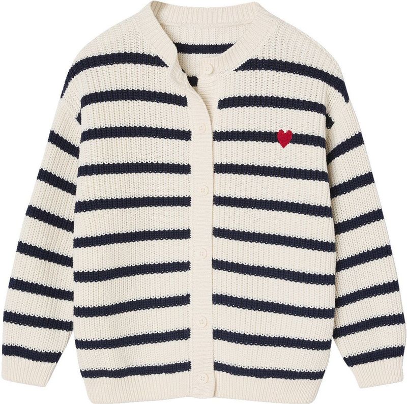 Vertbaudet - Vesten - Roze - Meisjesvest met Versieringen - Lange Mouwen