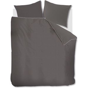 Kardol Richmond dekbedovertrek - Lits-jumeaux - 240 x 200/220 cm - Anthraciet