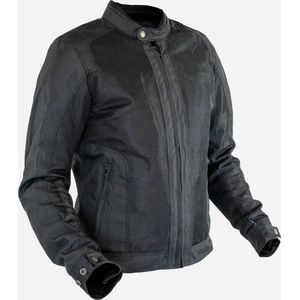 Helstons Stoner Men Tissu Mesh Black Jacket 2XL - Maat - Jas