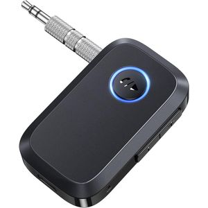 Bluetooth Receiver Aux - Ontvanger - Carkit - Zwart
