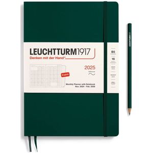 Leuchtturm1917 - B5 Softcover Kalender - Blauw - 16 Maanden - 80 g/m² Papier