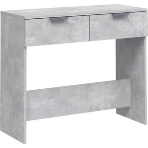 vidaXL-Wandtafel-90x36x75-cm-bewerkt-hout-betongrijs