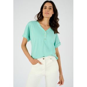 Damart - Climatyl vloeiende top, in jerseytricot - Dames - Blauw - XS