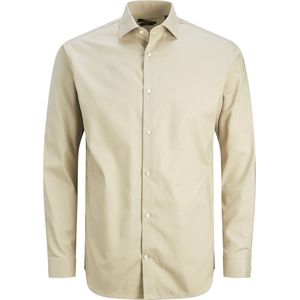 Jack & Jones Overhemd Jprblaparker Shirt L/s Noos 12227385 Pure Cashmere/slim Fit Mannen Maat - M
