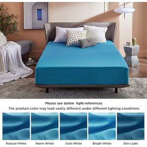 hoeslaken, 100% katoen, Cotton Soft - Anti-allergie \ Bijzonder ademend, resistent, huidvriendelijk140 x 200 cm