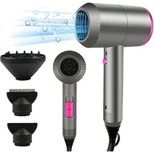 Professionele haardroger met ionische technologie en diffuser voor veelzijdige stylings