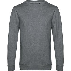 Sweater 'French Terry' B&C Collectie maat XXL Heather Midgrijs