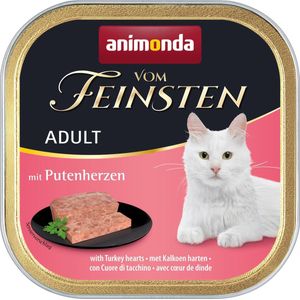 Animonda von Feinsten kat Adult Kalkoenhart 32 x 100 gram -kattenvoer-natvoer-