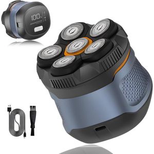 6D Elektrisch Scheerapparaat met LED-display - Waterdicht en Oplaadbaar voor Neus en Gezicht