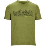Killtec heren shirt - shirt KM functioneel - 36666 - groen/geel - maat 5XL