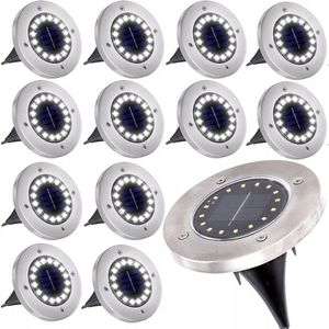 12 x SOLAR tuin LED grond oprit lamp