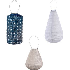 Lumiz Solar Tuinverlichting - Tuinverlichting op zonne energie - Tuinverlichting - Buitenlampjes - Tuinverlichting op zonneenergie - Buitenverlichting - Buitenlamp - Decoratie - Tulip Set - 3 stuks