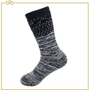 ATTREZZO® Dikke Sokken - Dames - Zwart - maat 39-42 - Winter Sokken - Nordic Socks