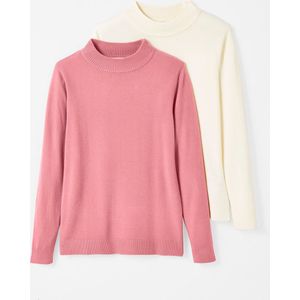 Damart - Set van 2 zachte truien - Dames - Veelkleurig - XS