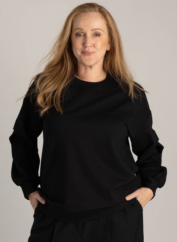 YEST CURVE Helvia Tops - Black - maat X-0(44)