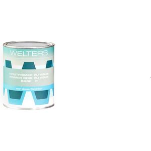Welters Houtprimer pu Aqua wit 0.5 liter