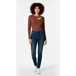 Guess - LS Eleanor Buckle Top - Regal Brown - Top