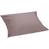 Yumeko Kussensloop Percal Mauve 60x70 - Bi - Eco & Fairtrade - 1 Stuk