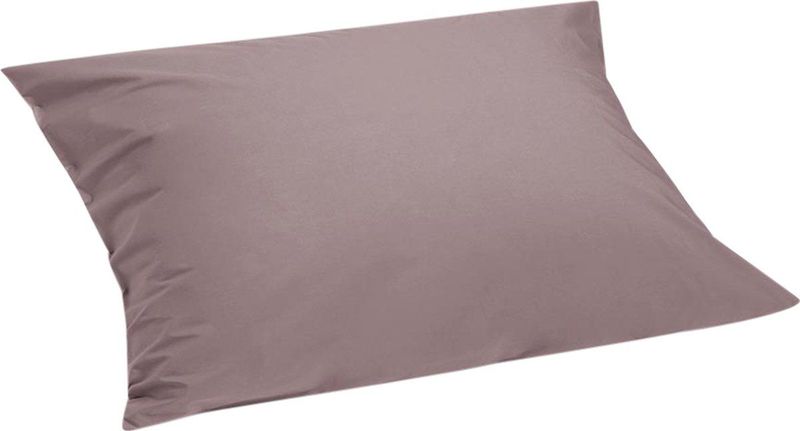 Yumeko Kussensloop Percal Mauve 60x70 - Bi - Eco & Fairtrade - 1 Stuk