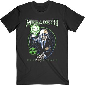 Megadeth - Vic Target RIP Anniversary Heren T-shirt - S - Zwart