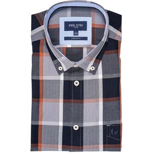 Pre End - Overhemd - Klassiek Geruit - Regular Fit - 65% Polyester 35% Katoen