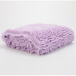 Hondenhanddoeken - Chenille absorberende handdoek voor huisdieren met handzakken, ultra-absorberende, snel drogende badhanddoeken voor huisdieren voor kleine, middelgrote en grote honden en katten (M: 80 cm x 35 cm)