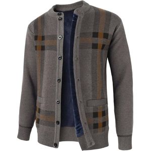 Heren Fleece Gevoerd Vest - Dikke Truien en Gebreide Jassen voor Winter