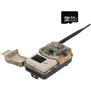 Wildcamera – Trailcamera – Jachtcamera – Beveiligingscamera – Natuurfotocamera – 4G Connectiviteit – 4K Video & Nachtzicht - Toevoegen 64GB