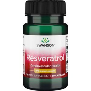 Swanson - Resveratrol - Voedingssupplement - 100 mg - 30 Capsules