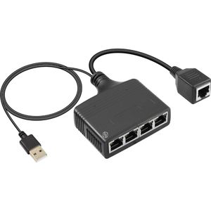 Equivera Internet Splitter - Netwerk Switch - Netwerk Splitter - Internet Switch - Internet Verdeler - Internetsplitter