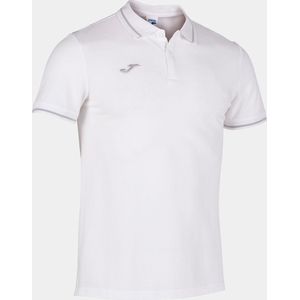 Joma - Confort II - Polo Shirt - Wit - Ademend - 100% Katoen