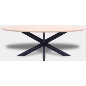 Tafel Ovaal Eikenhout - Matrix - Onbehandeld