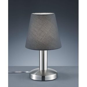 Trio Lighting Bello - Tafellamp - 1 lichts - H 240 mm - grijs