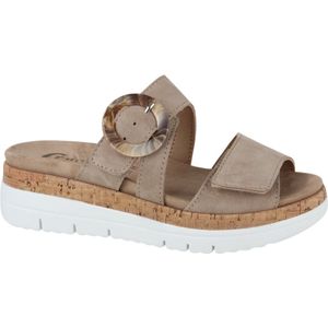 Ti Comos - 2710003-453 Slippers - Beige - Suède - Rubber Zool