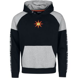 Dark Souls Solaire von Astora Heren Trui met capuchon - zwart/gemêleerd grijs - S