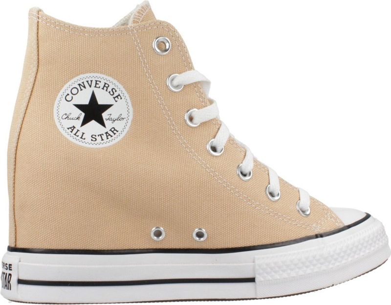 Converse - Chuck Taylor All Star Wedge - Sneakers - Zwart - Canvas