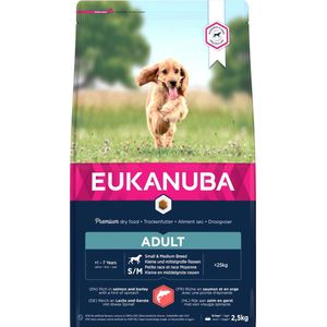 Eukanuba Adult Small & Medium Breed - Zalm - 2.5 kg