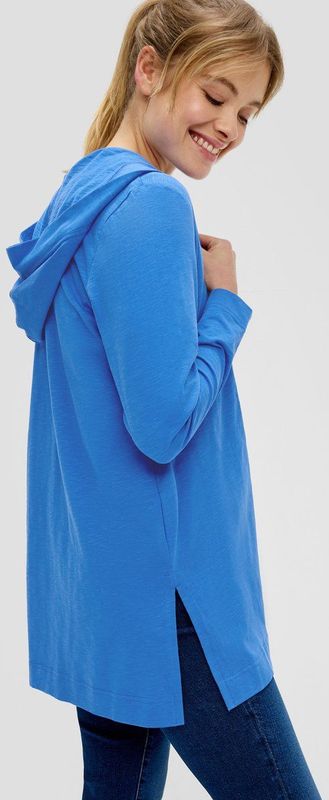 s.Oliver - T-shirt - Blauw - Dames - Relaxed Fit