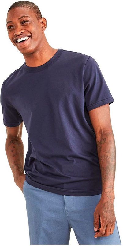 Dockers Icon T-shirt Met Korte Mouwen Blauw M Man