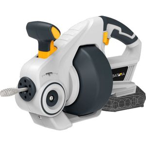 Batavia Accu 18V Afvoerontstopper 6.8M - Incl. 2.0 Ah Li-ion Accu / 2.4A Oplader - Perfecte afvoerontstopper voor douche, bad en wastafel - Maxxpack