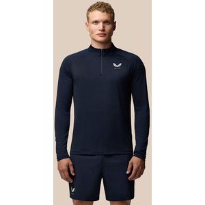 Castore - Adapt - T-shirt - Blauw - Lange Mouw - Man