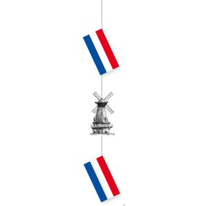 Nederland thema hang slingers met molen - Holland feestartikelen/versiering