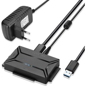 USB 3.0 naar SATA IDE Adapter - 1m Kabel voor Harde Schijf en SSD tot 4TB