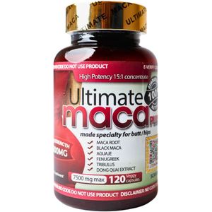 Ultimate Maca Plus - Voedingssupplement - 120 Vegetarische Capsules - 7500 mg