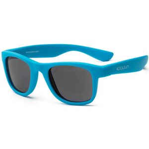 KOOLSUN® Wave - kinder zonnebril - Neon Blauw - 3-10 jaar - UV400 - Categorie 3