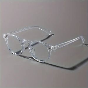 Vintage Style Computer Bril - Transparant montuur - Blauw Licht Filter Bril - Blue Light Glasses - Beeldschermbril - Anti-blauw licht - Gaming Bril - Vermoeide ogen - Hoofdpijn - Bril computer/tv schermen - Unisex - Zonder sterkte