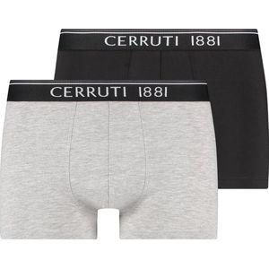 Cerruti 1881 Boxershort 2 pack Grijs/Zwart Maat S