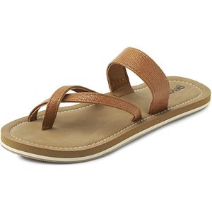 Teenslipper Java bruin dames Gevavi - 39