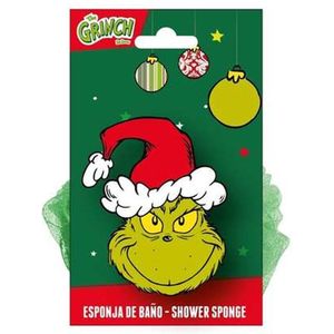 The Grinch - Kerstbadspons - Groen - Decoratief Design - Ideaal als Kerstcadeau